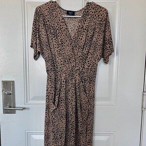 Vici Leopard Dress with Pockets (Size S)